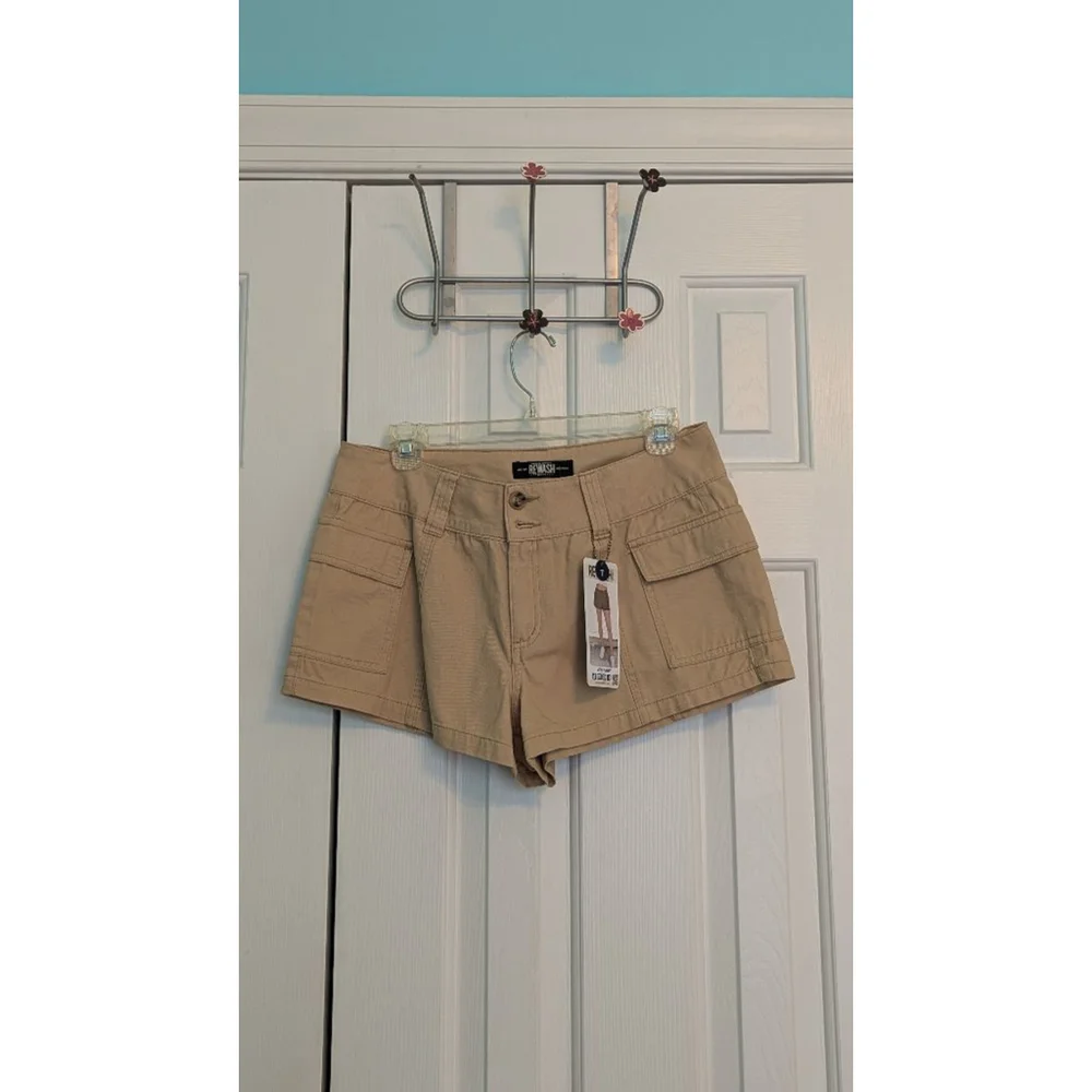 Women's Rewash Shorts, Size 7, Khaki